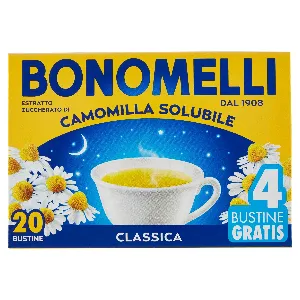 BONOMELLI CAMOMILLA SOLUBILE FILTRI 16+4 OM.GR.100