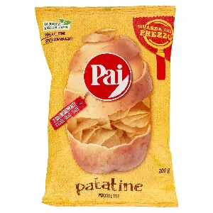 PAI CHIPS TRASPARENTI GR.200