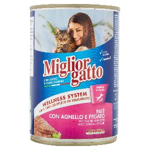 MIGLIOR GATTO PATE AGNELLO GR.400