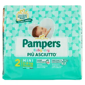 PAMPERS BABYDRY N.2 MINI 3-6 KG X24