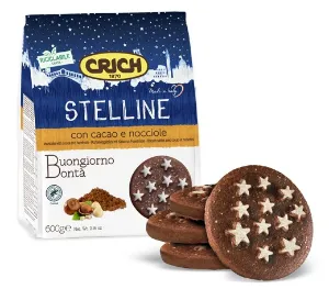 CRICH FROLLINI SPECIALI STELLINE CACAO/NOC GR.600