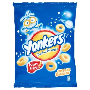 YONKERS SNACK AL FORMAGGIO MPK X8 BUSTE GR.120