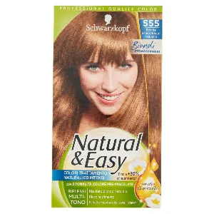 NATURAL & EASY COLOR N.555 BIONDO SCURO DOR (X)