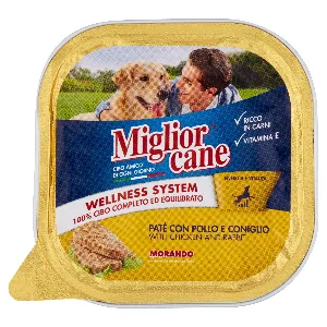 MIGLIOR CANE VASCHETTA POLLO/CONIGLIO GR.300