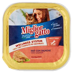 MIGLIOR GATTO PATE VASCH.SALMONE GR.100