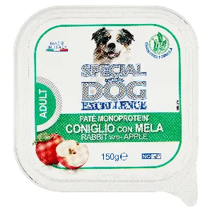 SPECIAL DOG PATE FRUITS CONIGLIO/RISO/MELA GR.150