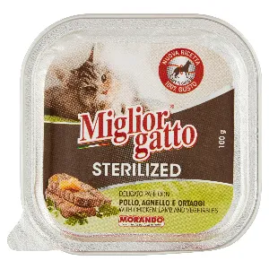 MIGLIOR GATTO STERILIZED VASCH.POL/AGNEL. GR.100
