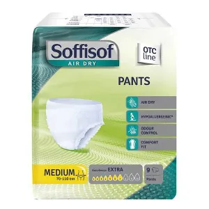 SOFFISOF PANTS EXTRA AIRDRY MEDIUM X9 CM70-110