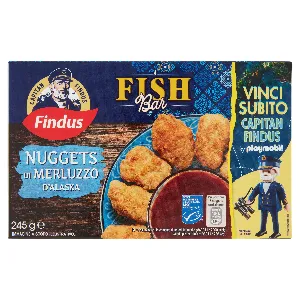 FINDUS NUGGETS DI MERLUZZO IN PASTELLA GR.245