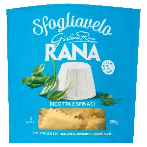 RANA SFOGLIAVELO C/RICOTTA ED ERBETTE GR.250