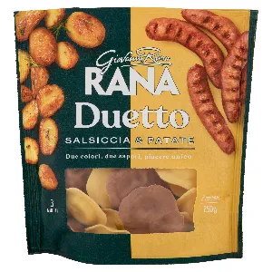 RANA SFOGLIAVELO DUETTO C/SALSICCIA E PATATE GR250