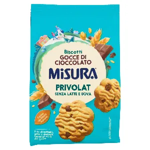 MISURA BISCOTTI PRIVOLAT GOCCE CIOCCOLATO GR.290