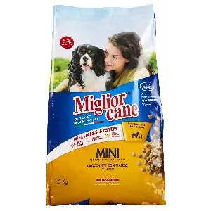 MIGLIOR CANE CROCCHETTE MINI MANZO KG.1,5