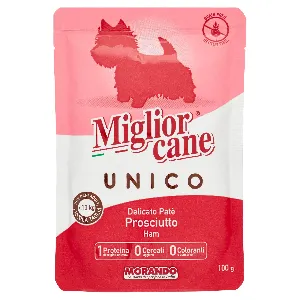 MIGLIOR CANE UNICO BUSTA PROSCIUTTO GR.100