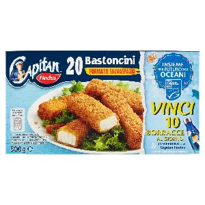 FINDUS CAPITAN BASTONCINI DI MERLUZZO X30 GR.750