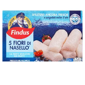 FINDUS FIORI DI FILETTO DI NASELLO GR.250