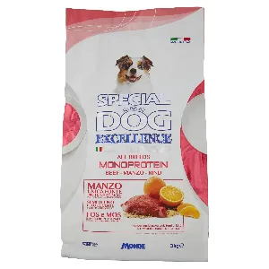 SPECIAL DOG EXCEL.MONOPROTEIN MANZO KG.3