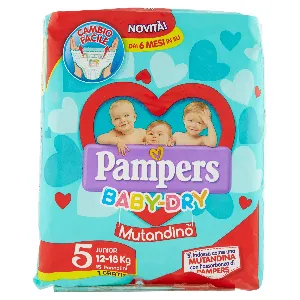 PAMPERS BABYDRY MUTAND N.5 JUN 12-18KG X13