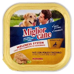 MIGLIOR CANE VASCHETTA POLLO/TACCHINO GR.150