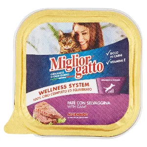 MIGLIOR GATTO PATE VASCH.SELVAGGINA GR.100