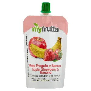 MY FRUTTA FRULLATO MELA/FRAGOLA/BANANA GR.100