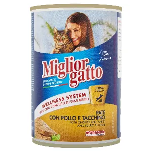 MIGLIOR GATTO PATE POLLO/TACCHINO GR.400