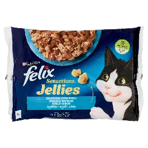 FELIX SENSATIONS JELLIES SALM/TROTA GR.85 X4