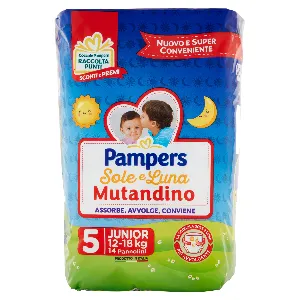PAMPERS SOLE&LUNA MUTANDINO JUNIOR X14 12-18KG