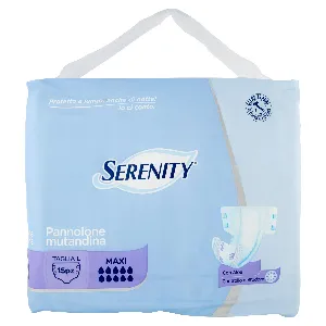 SERENITY PANNOLONE MUTAND.NOTTE TG.L MAXI X15