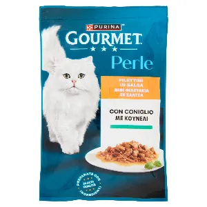 GOURMET PERLE FILETTINI IN SALSA CONIGLIO GR.85