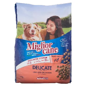 MIGLIOR CANE CROCCHETTE ADULT DELIC SALMONE KG.4