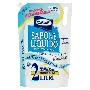 MIL MIL SAPONE RICARICA NEUTRO ANTIBATTER LT.2