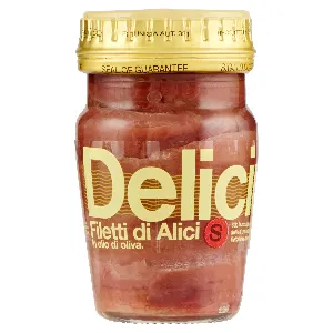 DELICIUS FILETTI ALICI O.O. SUPERIOR GR.80