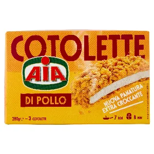AIA COTOLETTE DI POLLO GR. 280 SURG. COTTE