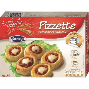 SOAVEGEL PIZZETTE POMODORO E MOZZARELLA GR.300