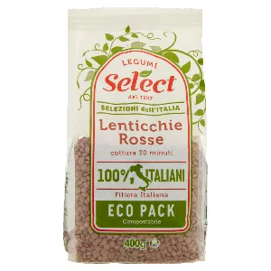 SELECT LENTICCHIE ROSSE 100% ITALIA GR.400