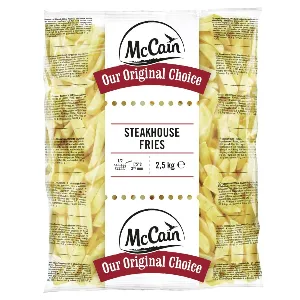 MCCAIN PATATE STEAKHOUS 9X18 KG.2,5