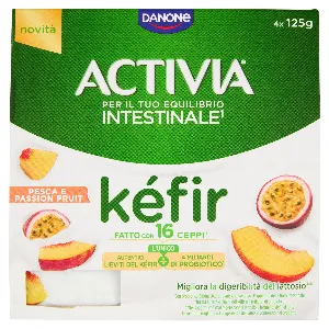 DANONE ACTIVIA KEFIR PESCA/PASSION FRUIT GR.125X4