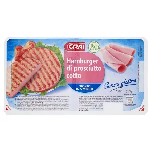 CRAI HAMBURGER PROSCIUTTO GR.150
