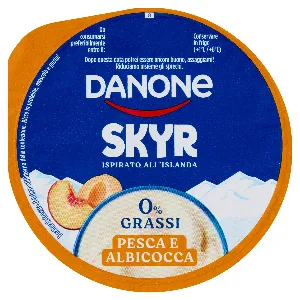 DANONE SKYR 0% PESCA/ALBICOC GR.150