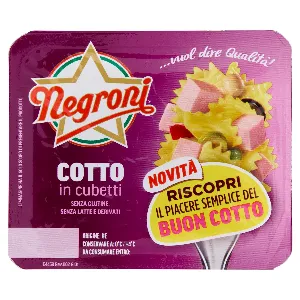 NEGRONI COTTO IN CUBETTI GR.120