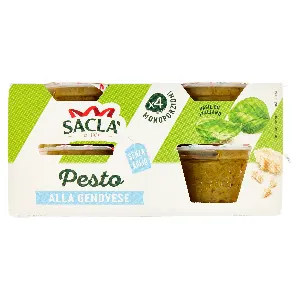 SACLA' PESTO GR.45X4 SENZ'AGLIO