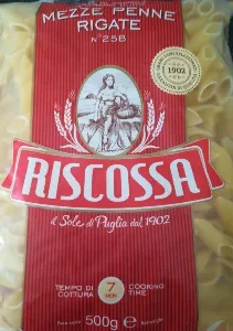 RISCOSSA N.25B MEZZE PENNE RIGATE GR.500