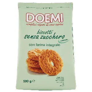 DOEMI BISCOTTI SENZA ZUCCHERO INTEGRALI GR.500