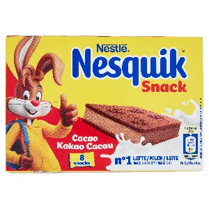 NESTLE' NESQUIK SNACK X8 CIOCCOLATO GR.208