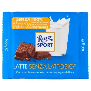 RITTER SPORT SENZA LATTOSIO LATTE GR.100