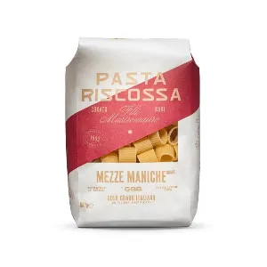 RISCOSSA 100% ITALIANO MEZZE MANICHE RIGATE GR.500