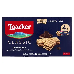 LOACKER WAFER X4 CREAMKAKAO GR.180