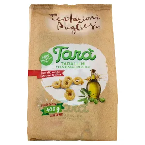 TENTAZIONI PUGLIESI TARALLINI C/OLIO EVO GR.50X8