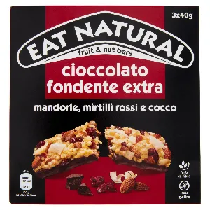 EAT NATURAL BARRETTA CIOCCOLATO FONDENTE GR.120